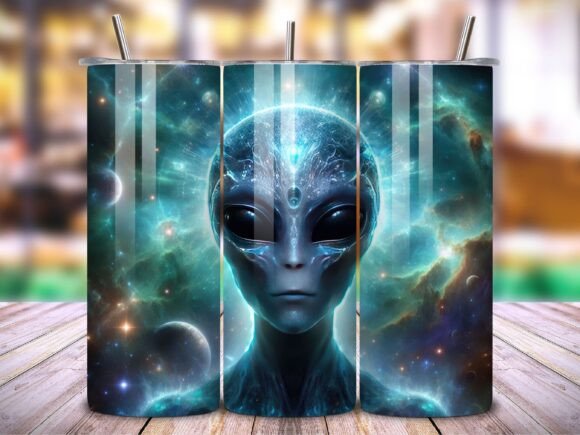 3D Alien 20 Oz Tumbler Wrap Vol.3: A Premium Design Asset