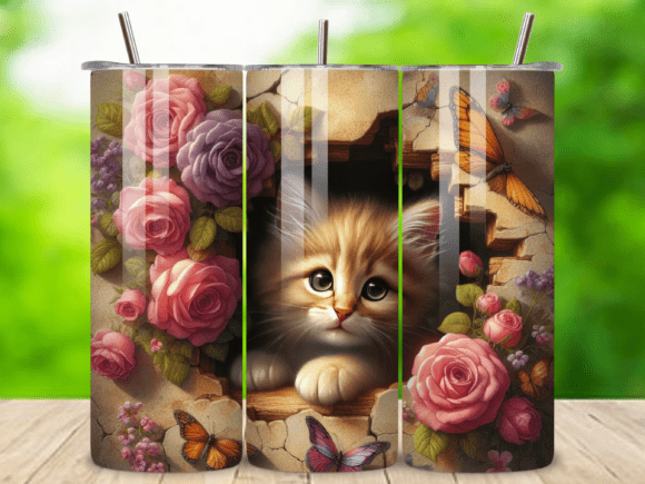 3D Tabby Cat Lover Cute Pet Owner V.4 Design